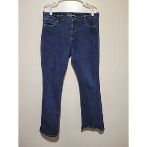 Old Navy The Dreamer Bootcut Jeans‎ Womens 12 Regular Dark Wash Blue